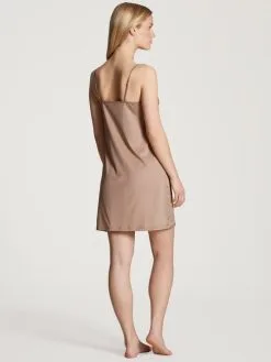 Calida Sensual Secrets Nachthemd Mit Spaghettiträgern, Länge 85cm Almondine -Unterwäsche Verkäufe 17131 335 1