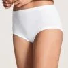 Calida Iconics Midi Slip, High Waist Weiss -Unterwäsche Verkäufe 23362 001