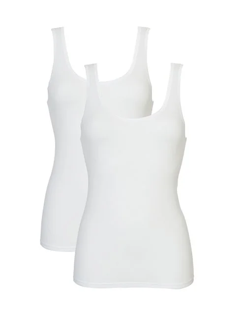 Calida Classic Top 2er-Pack White 3 Calida Classic Top 2er-Pack White