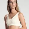 Calida 100% Nature Bustier, Cradle To Cradle Certified® Star White -Unterwäsche Verkäufe Calida 100 Nature Bustier weiss star white 02194 910
