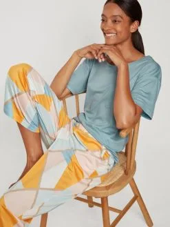 Calida 100% Nature Dreams 7/8-Pants, Cradle To Cradle Certified® Amber Yellow -Unterwäsche Verkäufe Calida 100 Nature Dreams 7 8 Pants gelb 28730 058 5