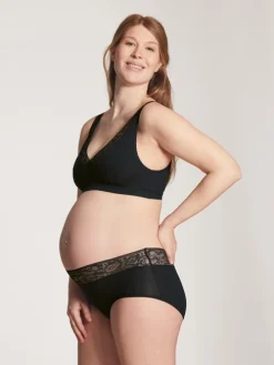 Calida 100% Nature Mum Umstands-Bustier, Cradle To Cradle Certified® Black C2C -Unterwäsche Verkäufe Calida 100 Nature Mum Bustier schwarz 02354 995 7