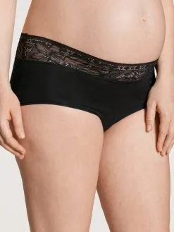 Calida 100% Nature Mum Umstands-Panty, Regular Cut, Cradle To Cradle Certified® Black C2C