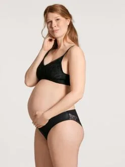 Calida 100% Nature Mum Still-BH Ohne Bügel, Cradle To Cradle Certified® Black C2C -Unterwäsche Verkäufe Calida 100 Nature Mum Soft BH schwarz 03354 995 2
