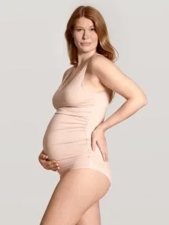 Calida 100% Nature Mum Tank-Top Für Schwagerschaft Und Stillzeit, Cradle To Cradle Certified® Lace Parfait Pink -Unterwäsche Verkäufe Calida 100 Nature Mum Tank Top rosa 12353 171 2