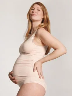 Calida 100% Nature Mum Tank-Top Für Schwagerschaft Und Stillzeit, Cradle To Cradle Certified® Lace Parfait Pink -Unterwäsche Verkäufe Calida 100 Nature Mum Tank Top rosa 12353 171 4