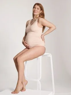 Calida 100% Nature Mum Tank-Top Für Schwagerschaft Und Stillzeit, Cradle To Cradle Certified® Lace Parfait Pink -Unterwäsche Verkäufe Calida 100 Nature Mum Tank Top rosa 12353 171 5