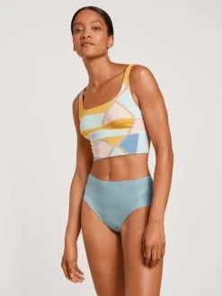 Calida 100% Nature Relax Bustier, Cradle To Cradle Certified® Amber Yellow -Unterwäsche Verkäufe Calida 100 Nature Relax Bustier Compostable gelb 02297 058 7