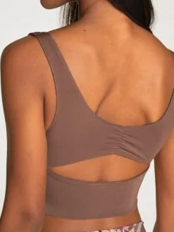 Calida 100% Nature Relax Bustier, Cradle To Cradle Certified® Truffle Brown -Unterwäsche Verkäufe Calida 100 Nature Relax Bustier braun 02457 078