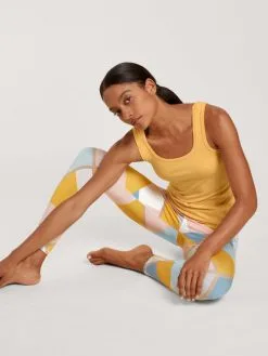 Calida 100% Nature Relax Tank-Top, Cradle To Cradle Certified® Amber Yellow -Unterwäsche Verkäufe Calida 100 Nature Relax Tank Top Compostable gelb 12697 058 6