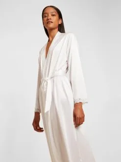 Calida 100% Nature Romance Kimono, Länge 120cm, Cradle To Cradle Certified® Star White -Unterwäsche Verkäufe Calida 100 Nature Romance Kimono Laenge 120cm Compostable weiss 64292 910 7