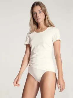 Calida 100% Nature Slip, Regular Cut, Cradle To Cradle Certified® Star White -Unterwäsche Verkäufe Calida 100 Nature Slip regular cut weiss star white 22194 910 3