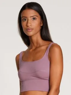 Calida 100% Nature Relax Bustier, Cradle To Cradle Certified® Dusky Orchid