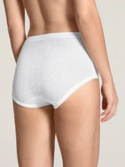 Calida Iconics Taillenslip Weiss -Unterwäsche Verkäufe Calida Ajour Slip high waist weiss 21060 001 1
