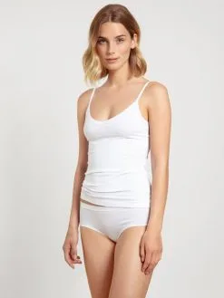 Calida Benefit Women Spaghetti-Top, 2er-Pack Weiss -Unterwäsche Verkäufe Calida Benefit Women Spaghetti Top 2er Pack weiss 10901 001 3