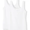 Calida Benefit Women Tank-Top, 2er-Pack Weiss -Unterwäsche Verkäufe Calida Benefit Women Tank Top 2er Pack weiss 12907 001