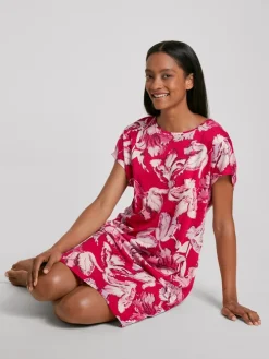 Calida Blooming Nights Kurzarm-Nachthemd, Länge 100cm Barberry Red 12 Calida Blooming Nights Kurzarm-Nachthemd, Länge 100cm Barberry Red -Unterwäsche Verkäufe Calida Blooming Nights Kurzarm Nachthemd Laenge 100cm rot 33052 176 3