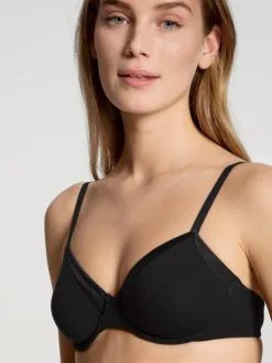 Calida Cate Bügel-BH Schwarz -Unterwäsche Verkäufe Calida Cate Buegel BH schwarz 03258 992 3
