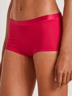 Calida Cate Panty, Regular Cut Barberry Red