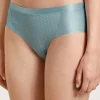 Calida Cate Print Panty, Low Cut Blue Satin -Unterwäsche Verkäufe Calida Cate Print Panty low cut blau 24598 473