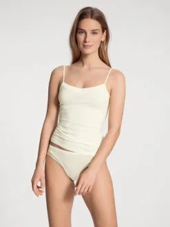 Calida Cate Spaghetti-Top Alabaster Crème -Unterwäsche Verkäufe Calida Cate Spaghetti Top champagner 10258 911 2