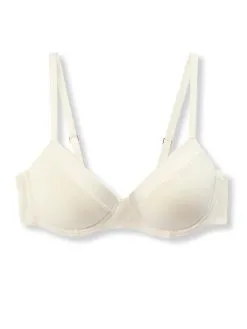 Calida Cate T-Shirt-BH Alabaster Crème -Unterwäsche Verkäufe Calida Cate T Shirt BH beige 03458 911 6