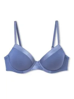 Calida Cate T-Shirt-BH Bleached Denim -Unterwäsche Verkäufe Calida Cate T Shirt BH blau 03458 385 1622641516