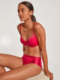 Calida Cate T-Shirt-BH Barberry Red -Unterwäsche Verkäufe Calida Cate T Shirt BH rot 03458 176 4