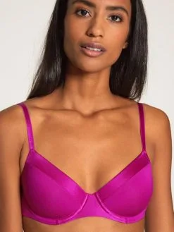 Calida Cate T-Shirt-BH Orchid Flower -Unterwäsche Verkäufe Calida Cate T Shirt BH violett 03458 256 3