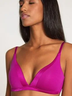 Calida Cate Triangel-Soft-BH Mit Schale Orchid Flower -Unterwäsche Verkäufe Calida Cate Triangel Soft BH mit Schale violett 03158 256 3