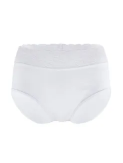 Calida Iconics Midislip Weiss -Unterwäsche Verkäufe Calida Classic Lycraspitze Midislip weiss 23907 001 3