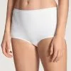 Calida Iconics Midislip Weiss 1 Calida Iconics Midislip Weiss -Unterwäsche Verkäufe Calida Comfort Midi Slip high waist weiss 23024 001