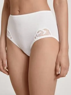 Calida Cotton Desire Midi-Slip Weiss