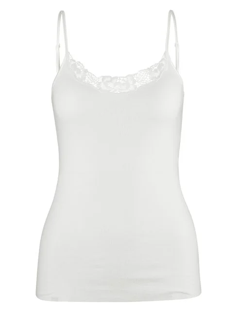 Calida Cotton Desire Spaghetti-Top Weiss 9 Calida Cotton Desire Spaghetti-Top Weiss – Bild 7