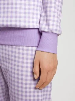 Calida Daylight Dreams Bündchen-Pyjama Digital Lavender -Unterwäsche Verkäufe Calida Daylight Dreams Buendchen Pyjama violett 42857 321 4