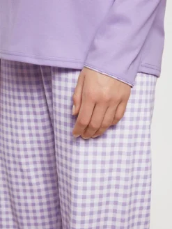 Calida Daylight Dreams Pyjama, Lang Digital Lavender -Unterwäsche Verkäufe Calida Daylight Dreams Pyjama lang violett 42757 321 5