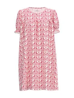 Calida Easter Nights Kurzarm-Nachthemd, Länge 90cm Red Glow -Unterwäsche Verkäufe Calida Easter Nights Kurzarm Nachthemd Laenge 90cm rot 32252 136 5