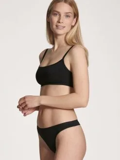 Calida Eco Sense Bustier Schwarz -Unterwäsche Verkäufe Calida Eco Sense Bustier schwarz 02038 992 4