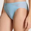 Calida Eco Sense Lace Slip, Regular Cut Cerulean Blue -Unterwäsche Verkäufe Calida Eco Sense Lace Slip regular cut tuerkis 22728 383