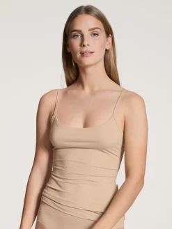 Calida Eco Sense Spaghetti-Top Rose Teint