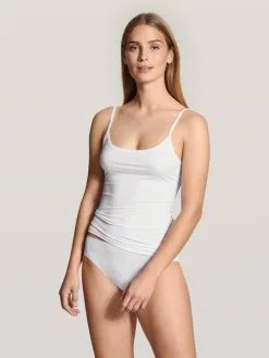 Calida Eco Sense Spaghetti-Top Weiss -Unterwäsche Verkäufe Calida Eco Sense Spaghetti Top weiss 10138 001 1622641036