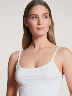 Calida Eco Sense Spaghetti-Top Weiss -Unterwäsche Verkäufe Calida Eco Sense Spaghetti Top weiss 10138 001 1622641108