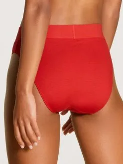 Calida Elastic Slip Mit Softbund, High Waist Summer Red -Unterwäsche Verkäufe Calida Elastic Slip mit Softbund high waist rot 22030 174 2