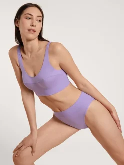 Calida Elastic Slip Mit Softbund, High Waist Digital Lavender -Unterwäsche Verkäufe Calida Elastic Slip mit Softbund high waist violett 22030 321 2