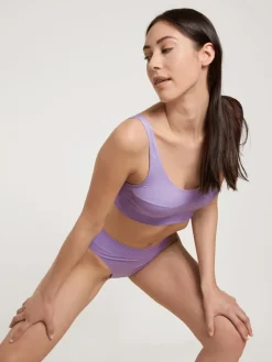 Calida Elastic Slip Mit Softbund, High Waist Digital Lavender -Unterwäsche Verkäufe Calida Elastic Slip mit Softbund high waist violett 22030 321 4