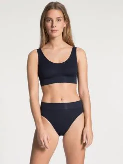 Calida Elastic Slip Mit Softbund Im Doppelpack, High Waist Dark Lapis Blue -Unterwäsche Verkäufe Calida Elastic Slip mit Softbund im Doppelpack high waist blau 22030 DUO 339 3