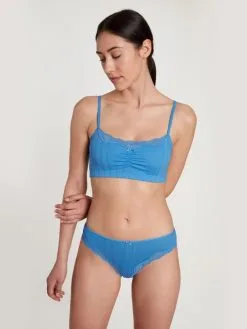 Calida Etude Toujours Bustier Azurit Blue -Unterwäsche Verkäufe Calida Etude Toujours Bustier blau 02192 474 2