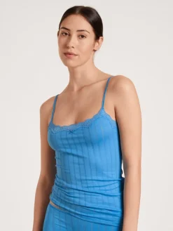 Calida Etude Toujours Spaghetti-Top Azurit Blue