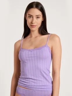 Calida Etude Toujours Spaghetti-Top Digital Lavender -Unterwäsche Verkäufe Calida Etude Toujours Spaghetti Top violett 10092 321 1