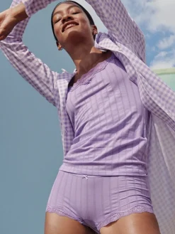 Calida Etude Toujours Spaghetti-Top Digital Lavender -Unterwäsche Verkäufe Calida Etude Toujours Spaghetti Top violett 10092 321 neu